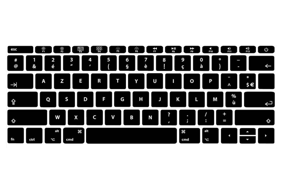 Autocollant de clavier partiel adapté à l'ordinateur MacBook Air - Temu  Belgium